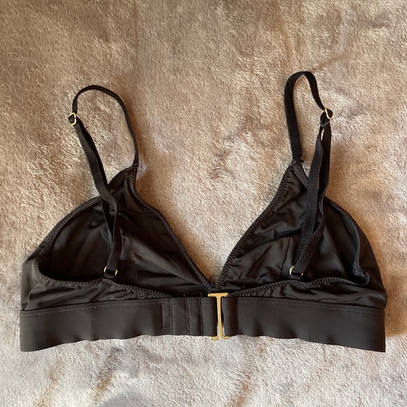 shiny black bralette - Picture 2 of 2